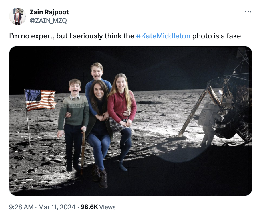 Zain Rajpoot I'm no expert, but I seriously think the Middleton photo is a fake Views